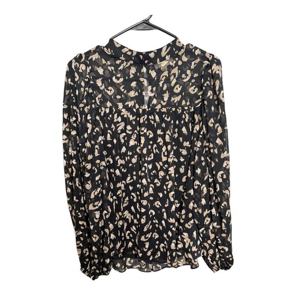 NWT EESOME Delilah Blouse BLACK SIZE LARGE - Picture 6 of 15